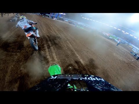 GoPro: Adam Cianciarulo & Cooper Webb's Battle Highlights - 2020 Glendale Supercross -  Main 2-3