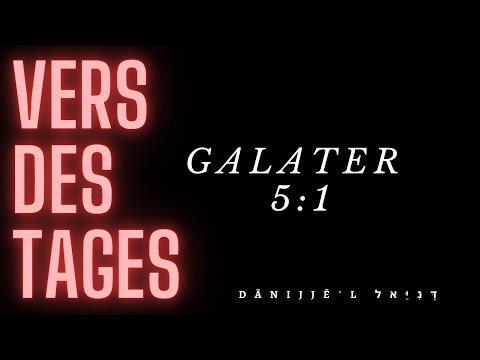 Vers des Tages: Galater 5:1