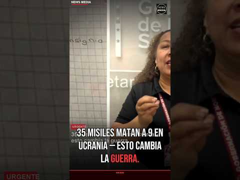 35 misiles matan a 9 en Ucrania — esto cambia la guerra. #Shorts