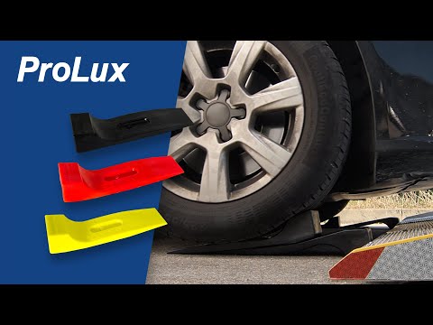 ProLux Gleitkeile - Problemloses Bewegen von Fahrzeugen mit blockierten Rädern