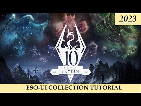 ESO-UI COLLECTION TUTORIAL FOR SKYRIM AE 2023