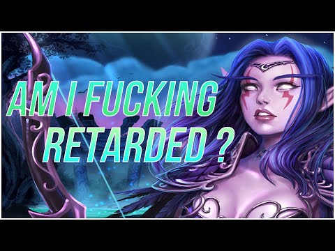 KraV vs Paladin "Am i retarded ?" | Warcraft 3 | UD vs NE |