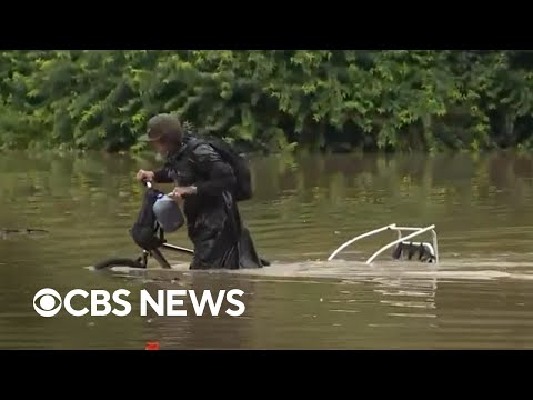 Flash floods and heat inundate millions of Americans