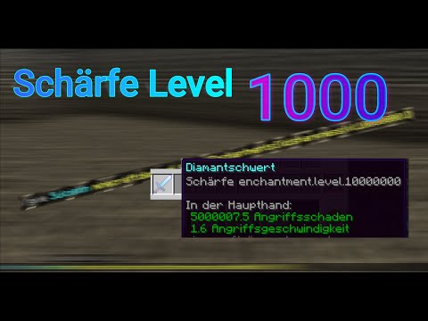 Schärfe 1000 Schwert bekommen [1.16]