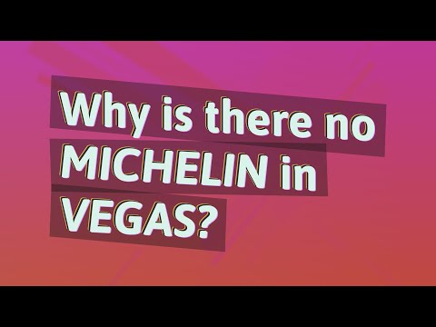 Why is there no Michelin in Vegas?