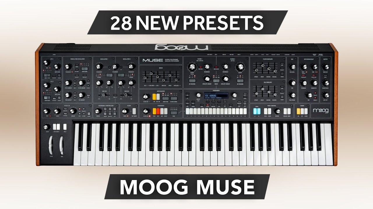 SSX144 - Ultimate Sounds - Moog Muse ( 28 presets ) - Video Preview 1