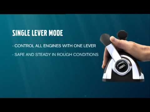 Volvo Penta’s Single-lever mode and boat throttle controls
