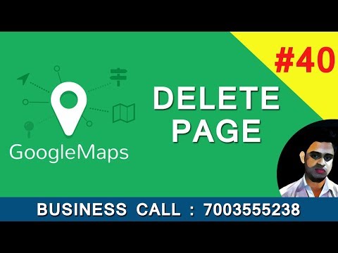 How to delete google my busines map page in hindi 40 Video