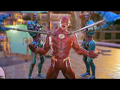 Injustice 2: All Super Moves On Justice League Flash (2017 Movie Skin) (1080p)