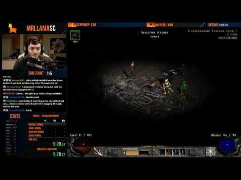 [Part 1] Diablo 2 - Hell "Rainbow" Druid Speedrun!!
