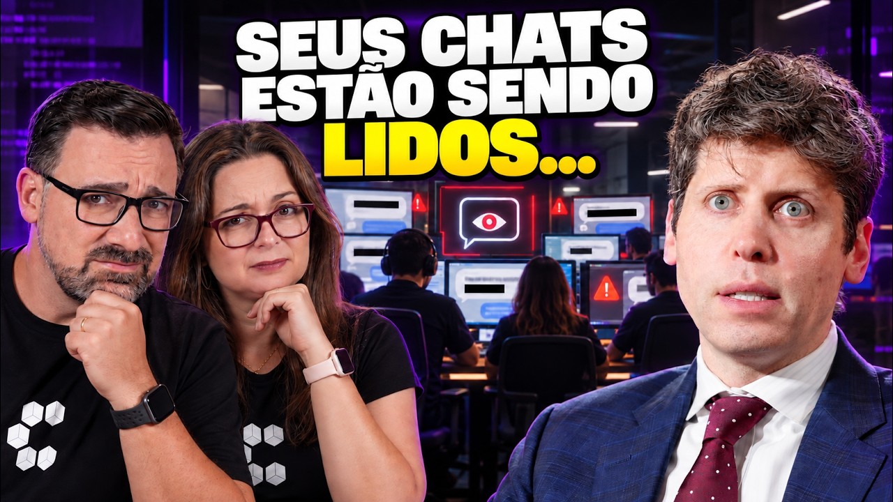 🚨 HUMANOS ESTÃO LENDO SEUS PROMPTS NA OPENAI!