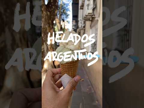 La DELICIA del helado argentino 🍨 #helado