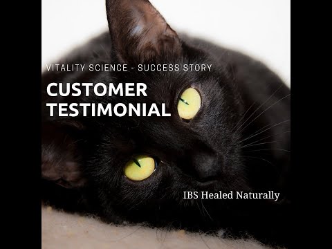 Testimonial |Natural Cat Medicine Successfully Treats IBD and Low Grade Lymphoma | Vitality Science