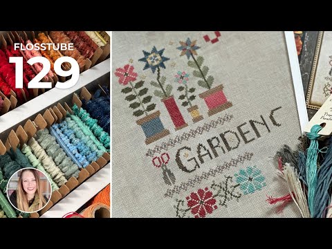 Flosstube 129 | Studio Organization, Current WIPs & Cozy Crafting Catch Up