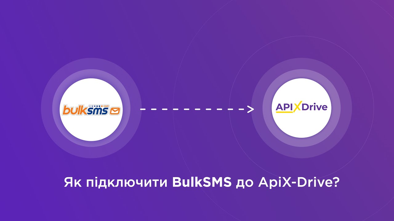 Підключення BulkSMS Підключення BulkSMS