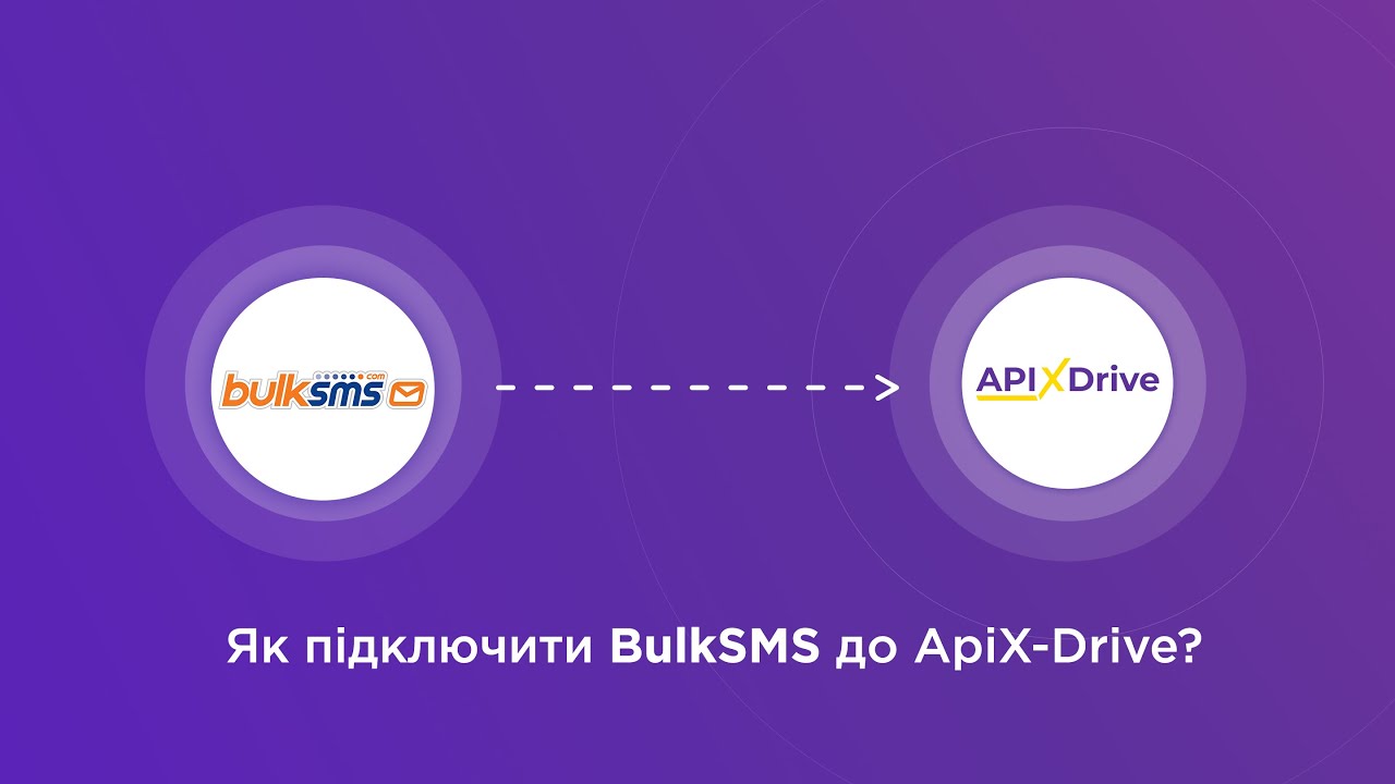 Підключення BulkSMS