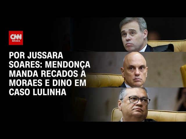 Caso Lulinha: Mendonça manda recados a Moraes e Dino em investigação | CNN PRIME TIME