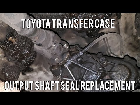 Replace Toyota 4x4 Transfer Case Rear Flange Oil Seal