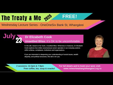 Dr Elizabeth Cook: Unsettled Bliss - it's OK to be uncomfortable