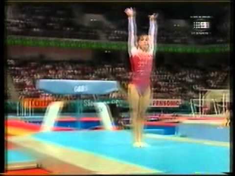 Kelly Hackman 1998 Commonwealth Games Vault Team Final