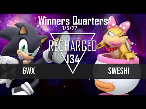 Recharged #134 Winners Quarters - 6WX (Sonic) vs Sweshi (Bowser Jr.) - SSBU Tournament