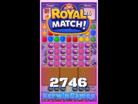Royal Match Level 2746 - No Boosters Gameplay