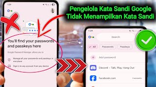 Download lagu Cara Memperbaiki Pengelola Kata Sandi Tidak Menampilkan Kata Sandi | Pengelola Kata Sandi Google Tid mp3