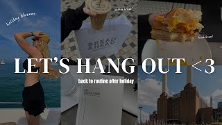 REST DAY IN THE LIFE | post-holiday, hot girl walk, fresh focaccia & balancing my 9-5 + side hustle