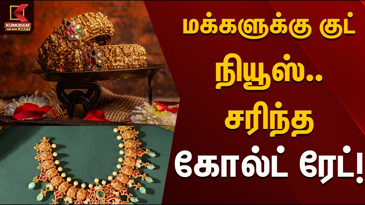 மக்களுக்கு குட் நியூஸ்.. சரிந்த கோல்ட் ரேட்! | Gold Rate Today | Kumudam News