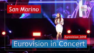 San Marino Eurovision 2018 Live: Jessika featuring Jenifer Brening - Who We Are - EiC