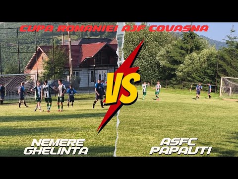 #1338 #Fotbal - Cupa Romaniei AJF Covasna: Nemere Ghelinta - ASFC Papauti 3-5! Spectacol la Gelence!