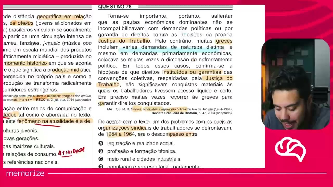 Resolução em Vídeo — Questão 78 ENEM 2018 PPL