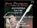Jaco Pastorius ‎– Live In Italy (Satin Doll) & Bireli Lagrene