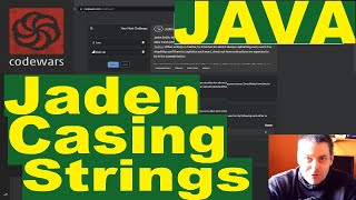 Download the video "Codewars JadenCasingStrings Java solution"