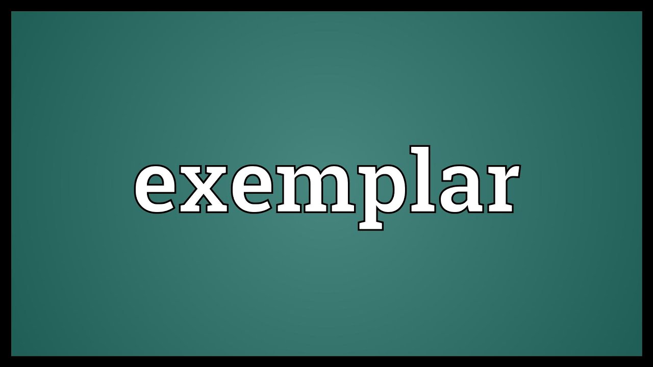Exemplar Meaning