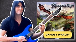 Rhapsody - Unholy Warcry SOLO cover