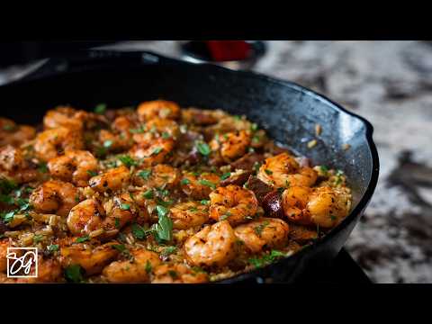 You're Not Ready For This! Perfect Cajun Shrimp and Rice Recipe in One Pan w/ @MrMakeItHappen