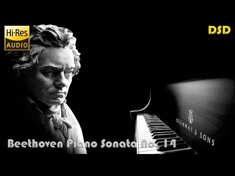 Beethoven Piano sonata 14 - Hi-res Audiophile Music for High end test demo relax DSD