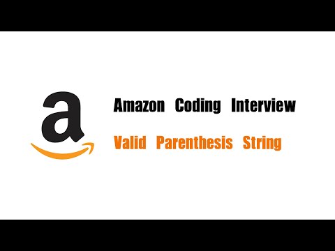 Amazon Coding Interview Question Leetcode 678 Valid Parenthesis String