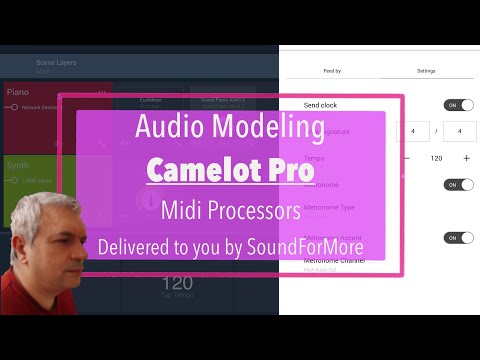 Audio Modeling Camelot Pro iPad for Live Performance - Tutorial Part 7: Midi Processors
