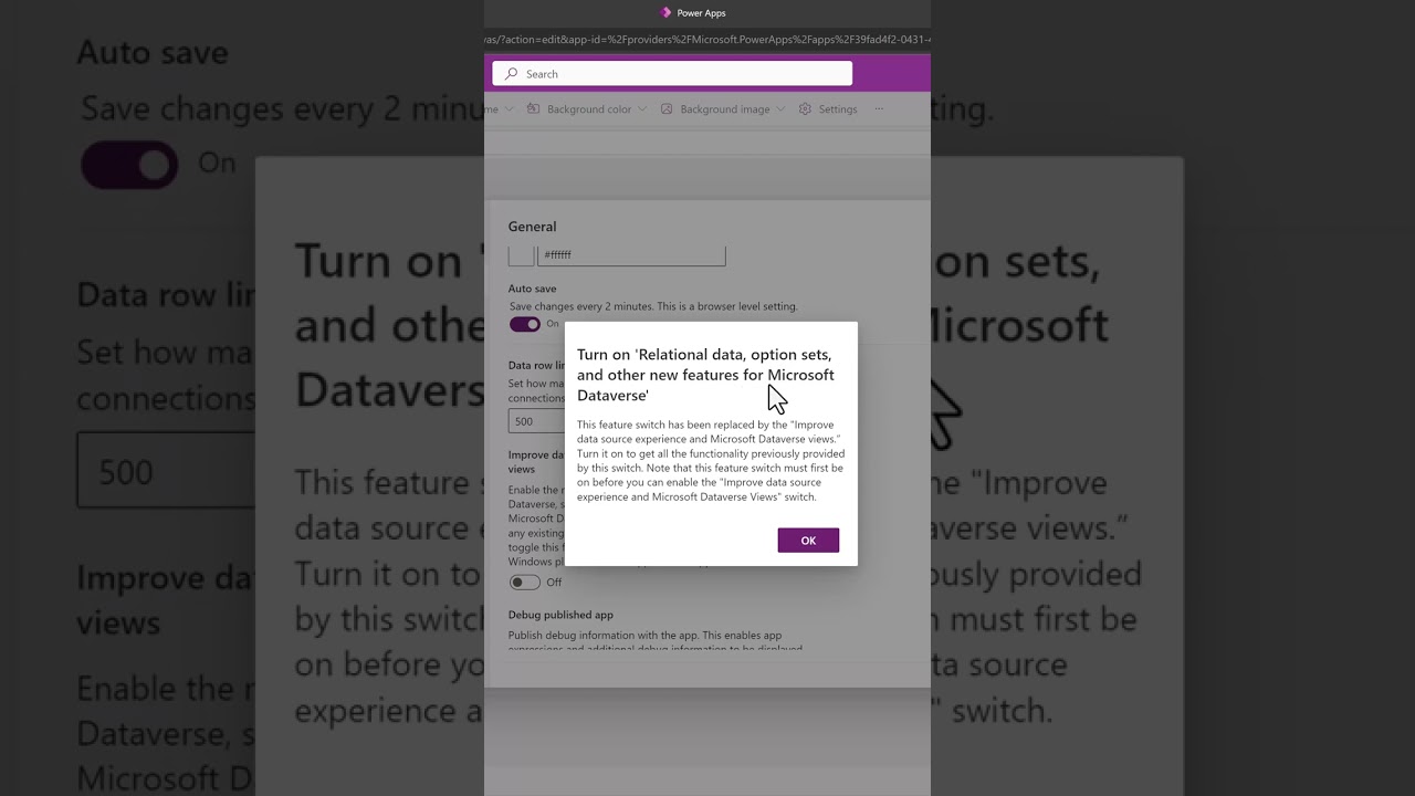 Power Apps Data Source Experience for Old Apps,