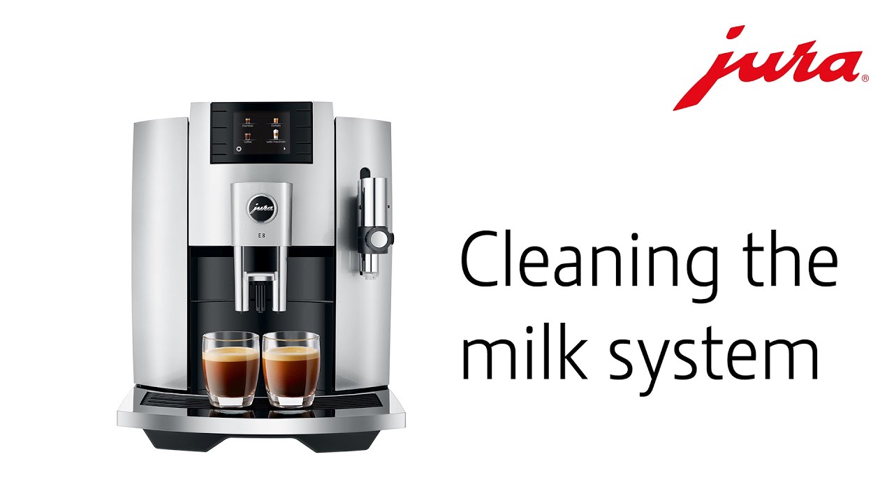 JURA E8 - Cleaning the milk system
