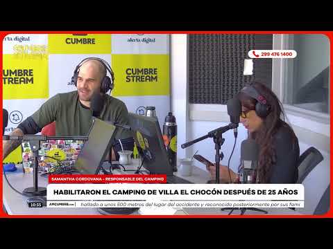 VILLA EL CHOCÓN: HABILITARON EL CAMPING DESPUÉS DE 25 AÑOS | CUMBRE