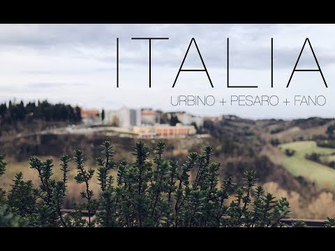 ITALY TRAVEL DIARY || URBINO + PESARO + FANO