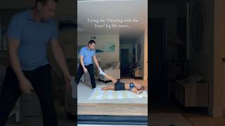 Trying the Dancing With the Stars Leg Lift Challenge!