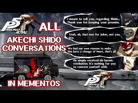 All Akechi Shido Conversations Mementos - Persona 5 Royal