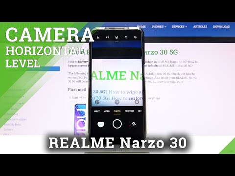 How to Use Camera Leveler on REALME Narzo 30 5G - Turn On Camera Leveler