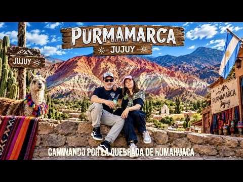 PURMAMARCA - JUJUY. (4K) Caminando por uno de los pueblos mas lindos de Argentina