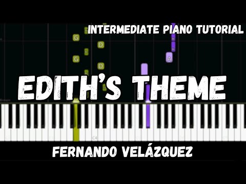 Crimson Peak - Edith's Theme (Intermediate Piano Tutorial)