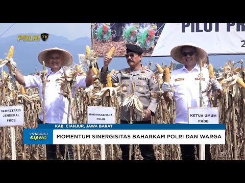 PANEN RAYA JAGUNG HIBRIDA BAHARKAM POLRI DAN FKDB